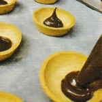 タルトの底に詰めて焼成